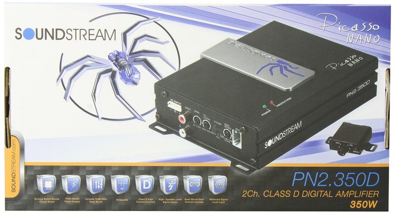 Soundstream PN2.350D 350W 2-Channel Picasso Nano Class D Amplifier - Image 2